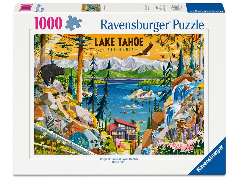 Puzzle 1000 db – Tahoe-tó látképe