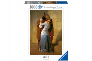Puzzle 1000 db – Hayez: A csók (festmény)