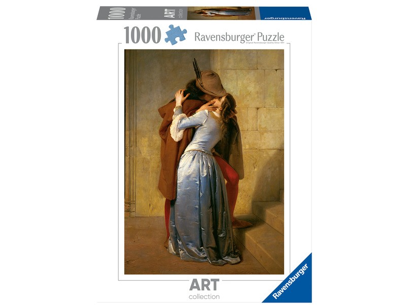 Puzzle 1000 db – Hayez: A csók (festmény)