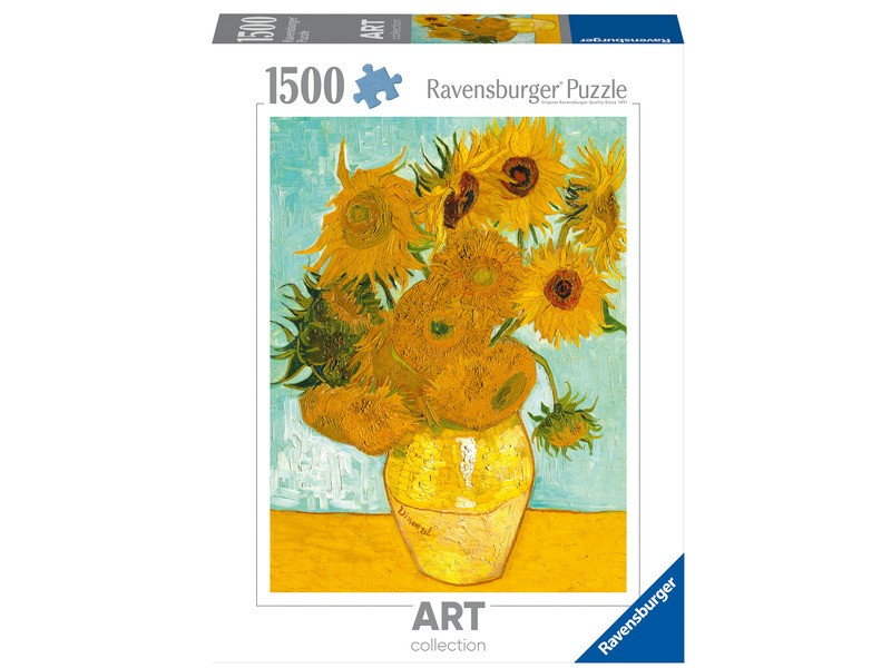 Puzzle 1500 db - Napraforgók, részletgazdag kép