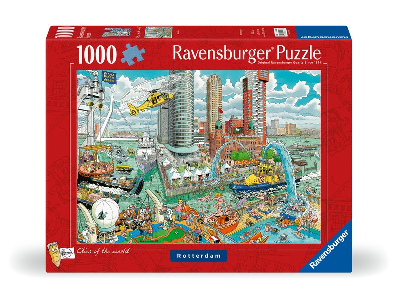 Rotterdam 1000 db puzzle - panoráma