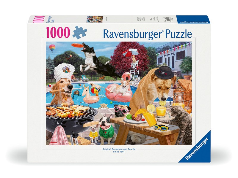Puzzle 1000 db - Kutyameleg kép