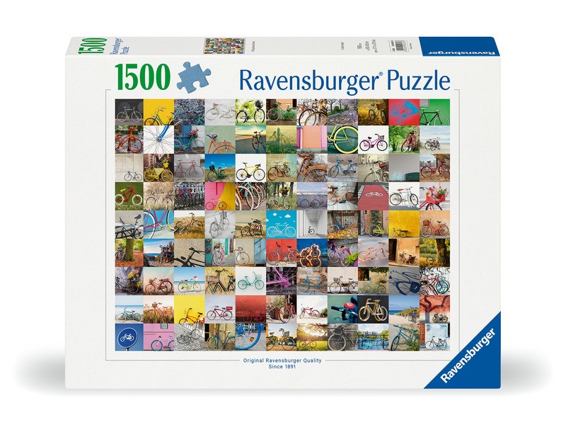 Puzzle 1500 db - 99 bicikli kép