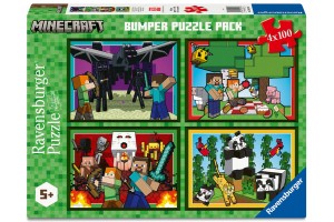 Puzzle 4x100 db - Minecraft csomag