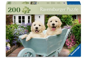 Puzzle 200 db - Golden retriever kirakó