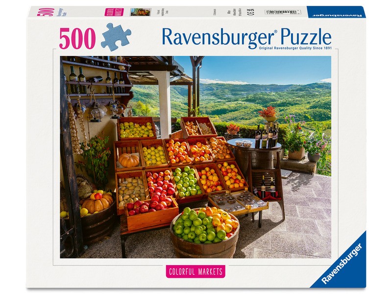 Puzzle 500 db – Gyümölcspiac, Horvátország