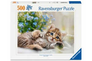 Puzzle 500 db - Cicusok: macskás kirakó