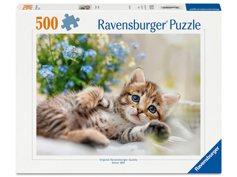 Puzzle 500 db - Cicusok: macskás kirakó