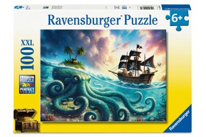 Puzzle 100 db - Kalózok kincse