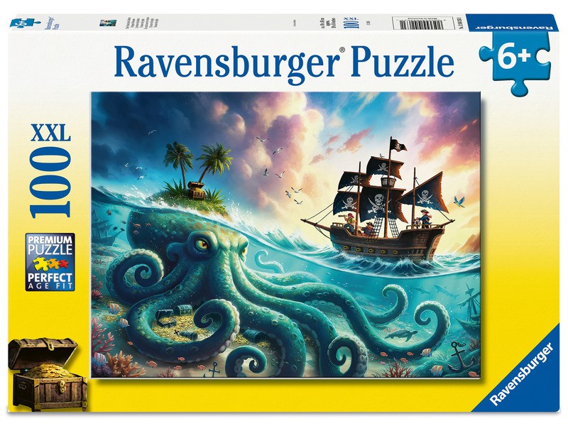 Puzzle 100 db - Kalózok kincse