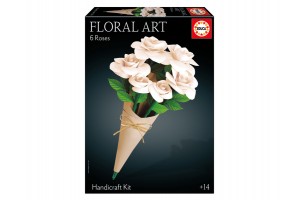 Fehér rózsák (6 db) - Virágművészet