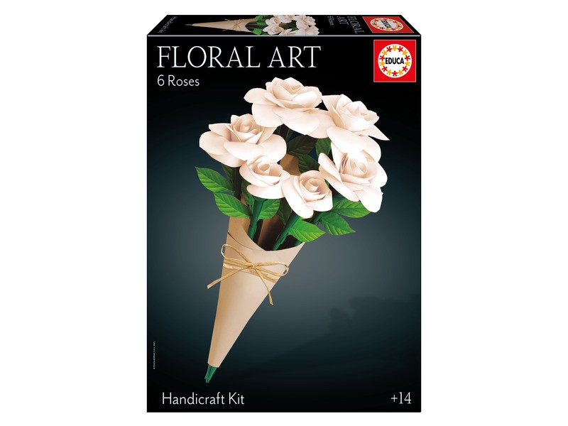 Fehér rózsák (6 db) - Virágművészet