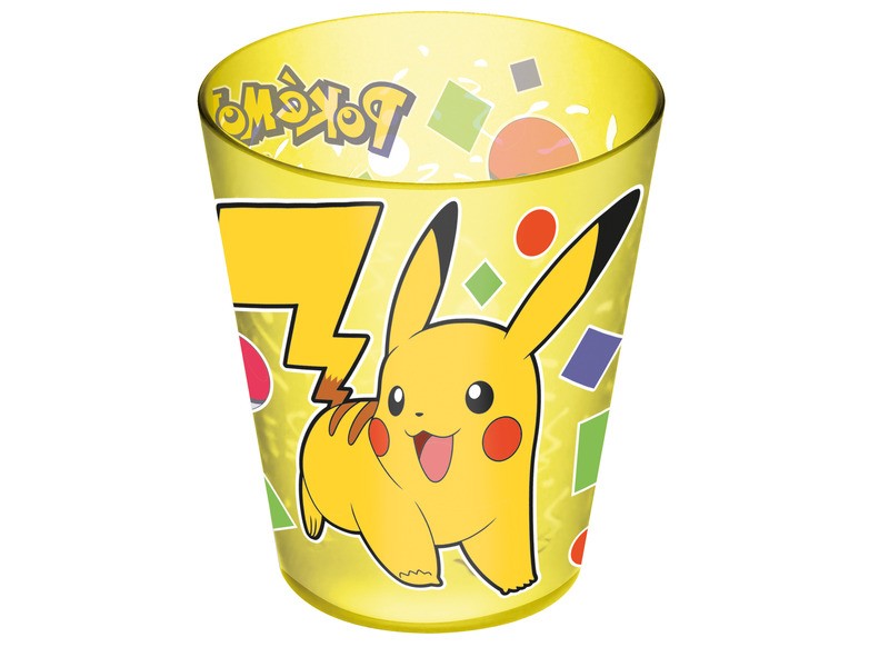 Műanyag Pokémon pohár - színes minta