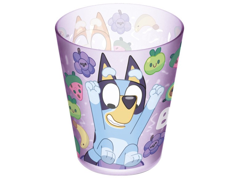 Bluey mintás műanyag pohár, 250 ml