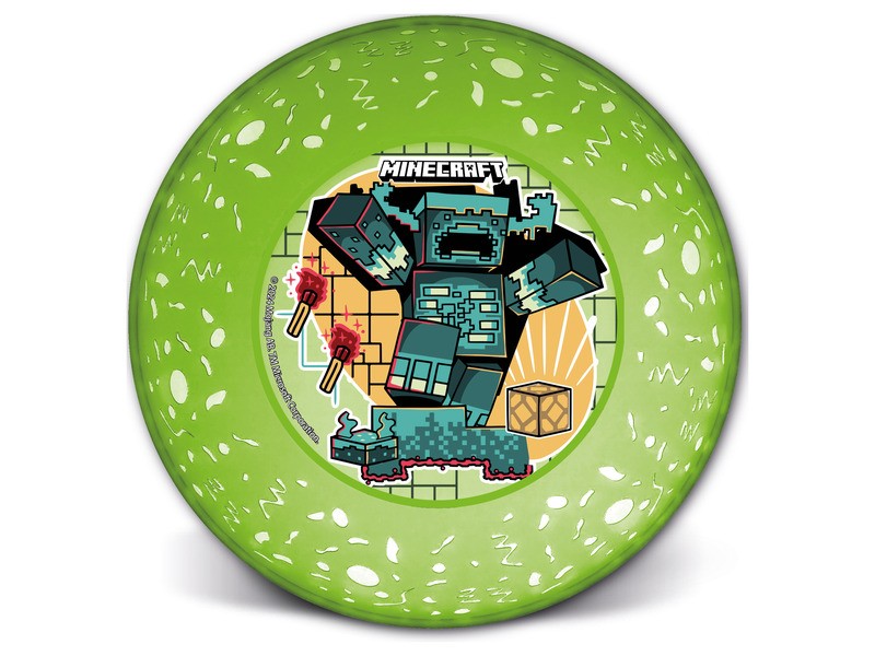 Minecraft műanyag mélytányér – gyerek étkezés