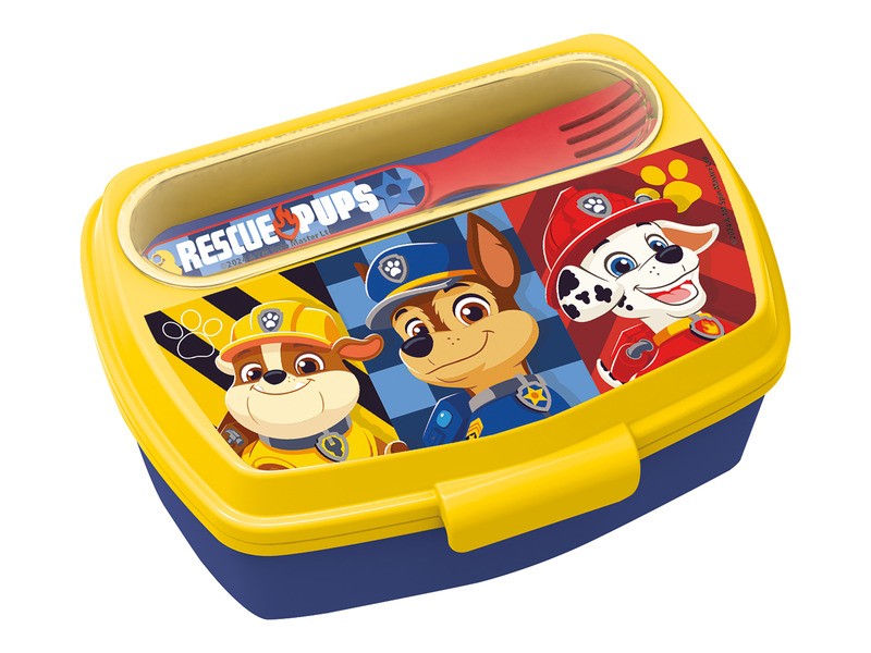 Mancs Őrjárat szendvicstartó kanál+villa