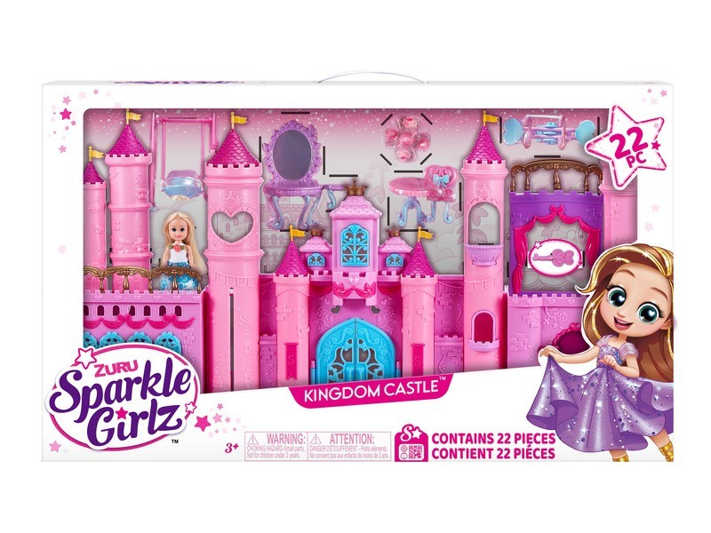 Sparlke girlz kastély 10 cm babával