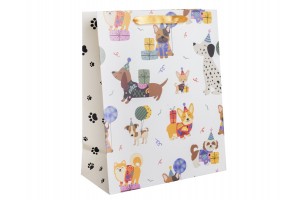 Kutyák partin papírtasak 26×32 cm