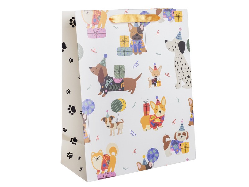 Kutyák partin papírtasak 26×32 cm