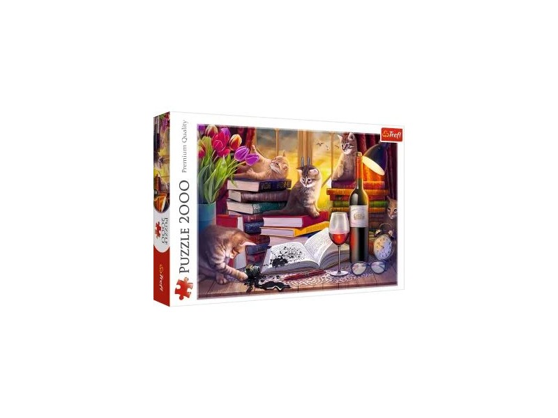 Trefl: Esti macskás csendélet – 2000 db puzzle