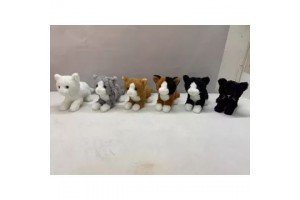 Plüss cica 22 cm - többféle szín