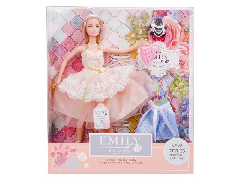 Emily divatbaba 30 cm kiegészítőkkel