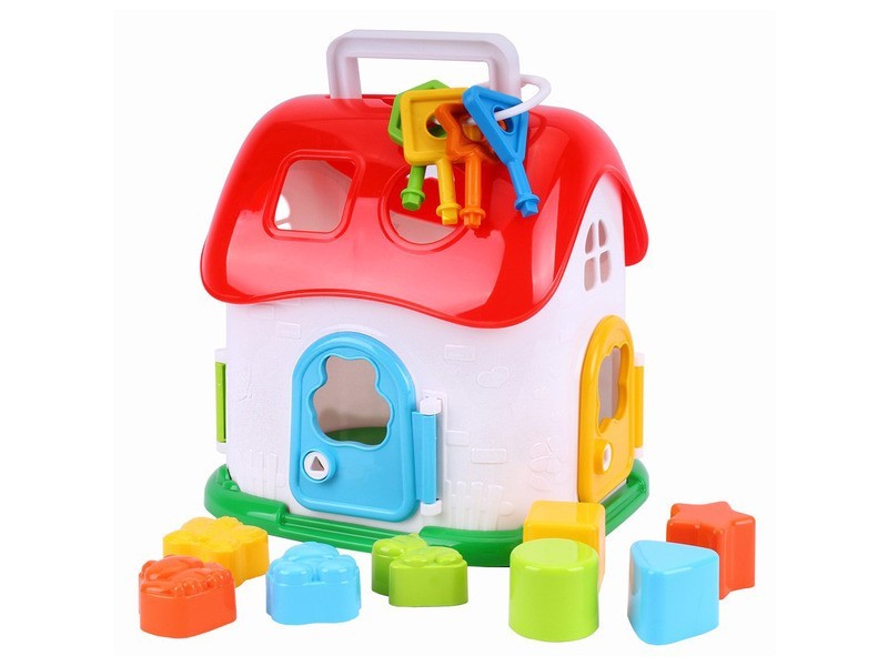 Formaegyeztetős házikó kulccsal - fejlesztő játék