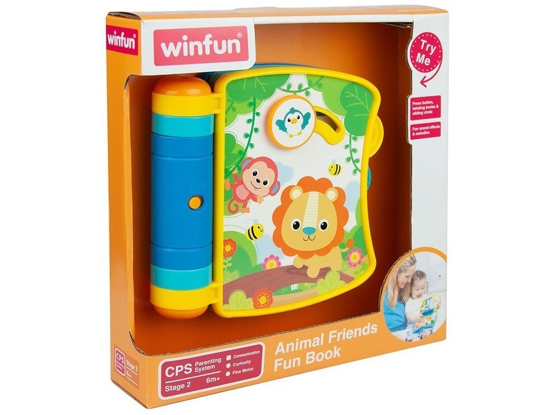 Dzsungel barátok mesekönyv – világító bébijáték