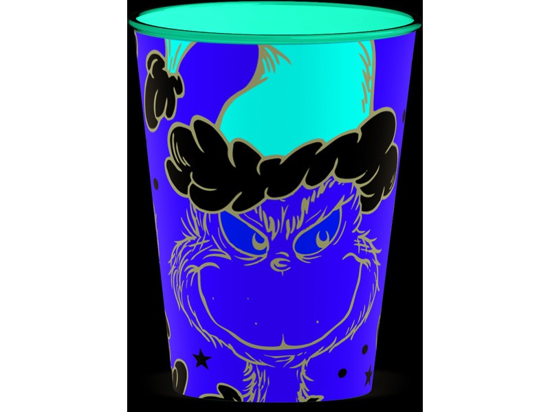Műanyag Grincs pohár - színes, törésálló