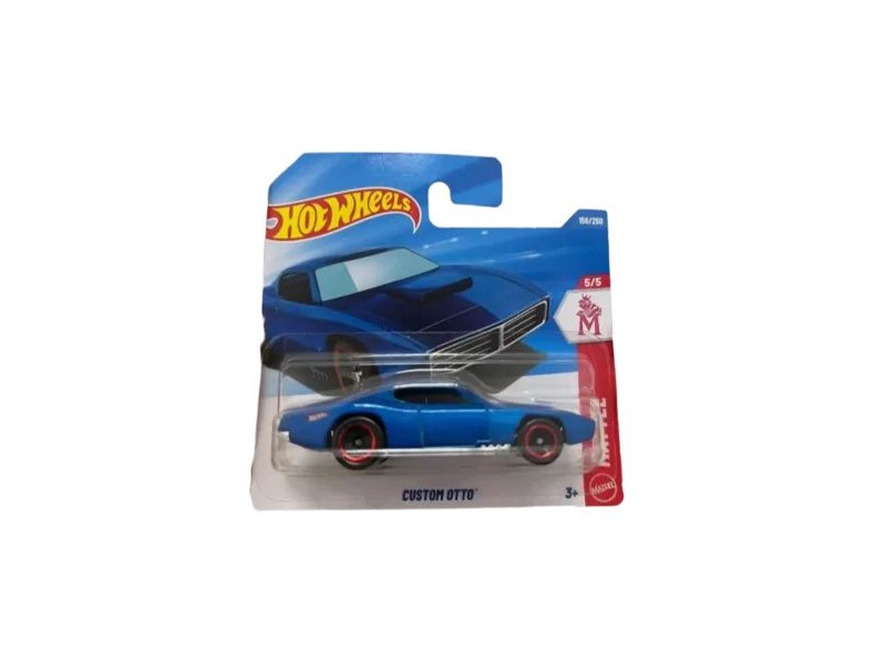 Hot Wheels Custom Otto - kék die-cast kisautó