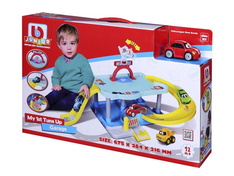 Bburago Jr. Első emeletes garázs kisautóval