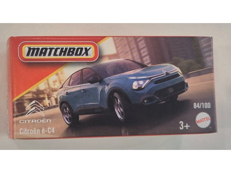 Matchbox Citroën kisautó papírcsomagban