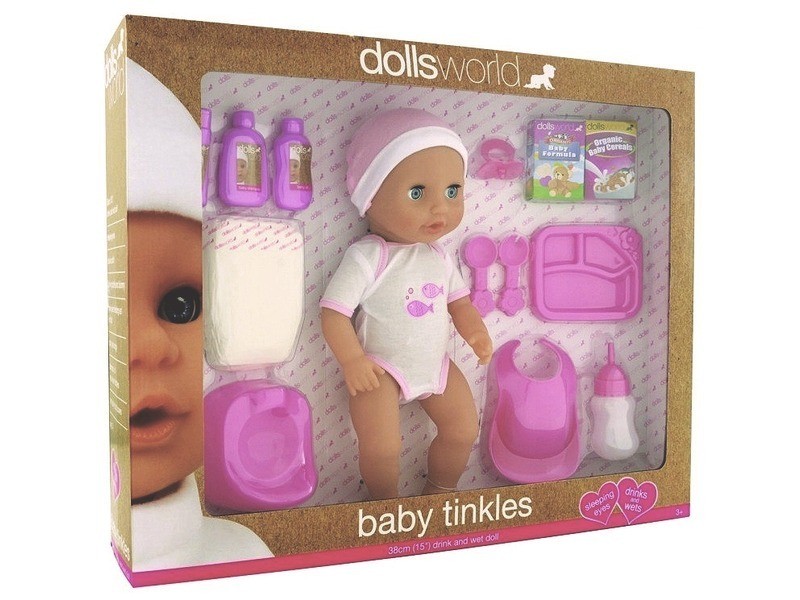 Baby Tinkles 38 cm játékbaba kiegészítőkkel