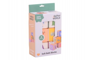 Happy World fürdőkockák 6 db/csomag