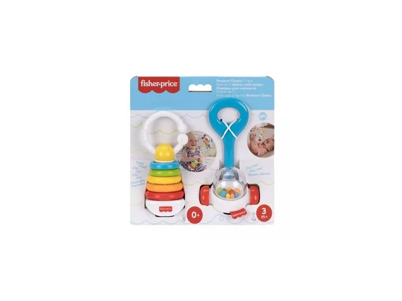 Fisher-Price csörgőszett - színes babajáték