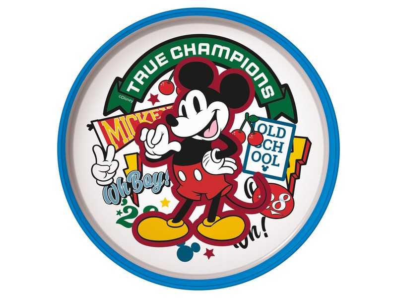 Műanyag Mickey lapostányér gyerekeknek