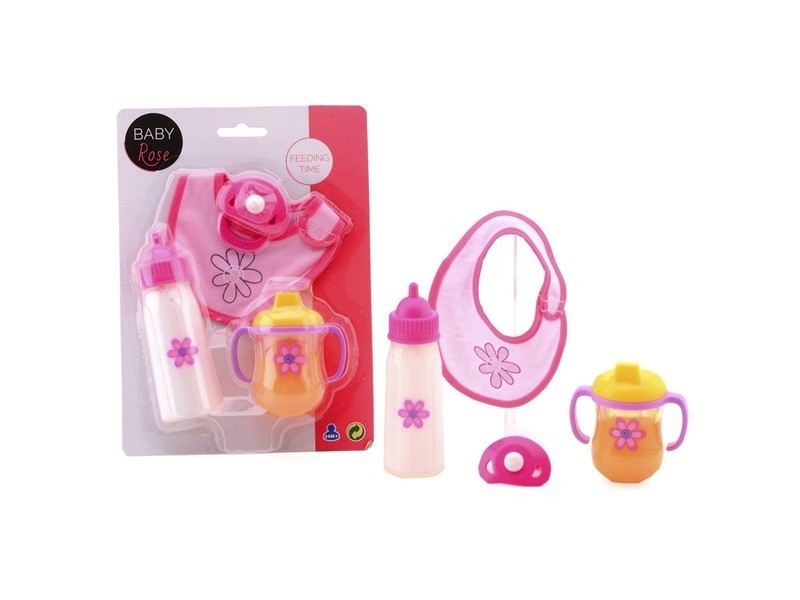 Játékbaba etető 4 darabos készlet - termékkép