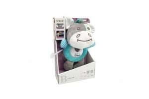 Puha zenélő és világító csacsi bébijáték