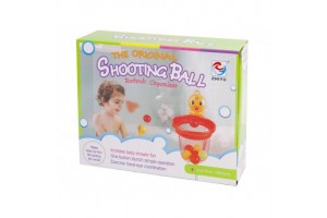 Kádjáték labdakilövővel – kosárba lövő fürdőszett