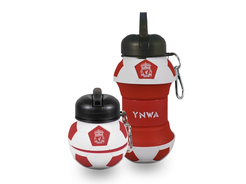 Liverpool összecsukható labda formájú kulacs 500 ml