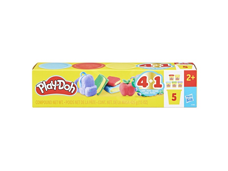 Play-Doh 4+1 ajándék csomag — gyurma iskolakezdésre