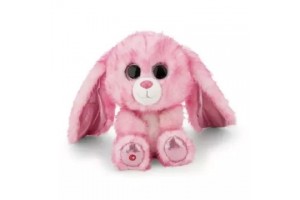 Nici Flommi-Fun 25 cm rózsaszín lógófülű nyuszi plüss