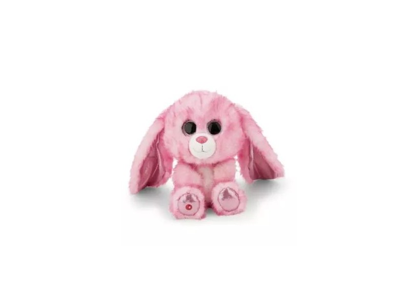 Nici Flommi-Fun 25 cm rózsaszín lógófülű nyuszi plüss
