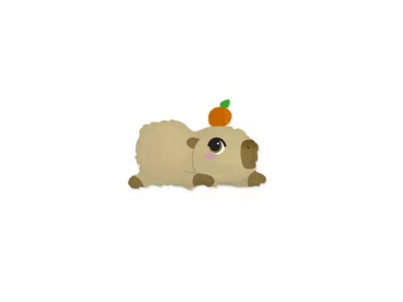 Kapibara mintás fólia lufi 58 x 71 cm