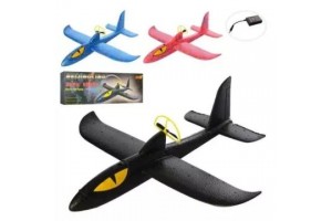 Tölthető propelleres repülőgép – piros/kék/fekete