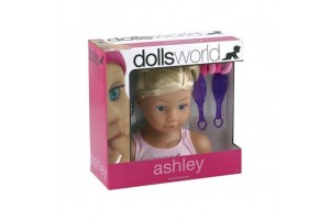 Ashley fésülhető babafej kiegészítőkkel