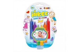 Inkee fürdőzsírkréta 6 db - élénk színek