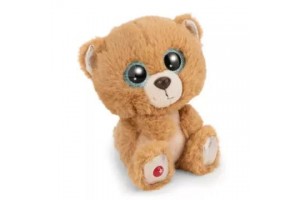 NICI Bonno barna plüss maci 15 cm – ülő