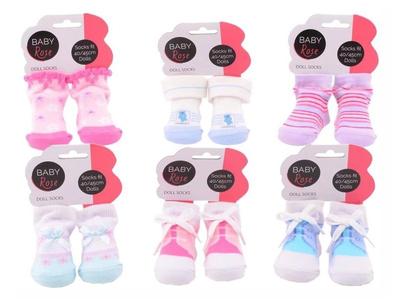 Babacipő játékbabához 40–45 cm, többféle