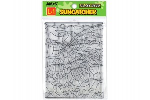 Üvegfestő 2 darabos kifesthető sablonok